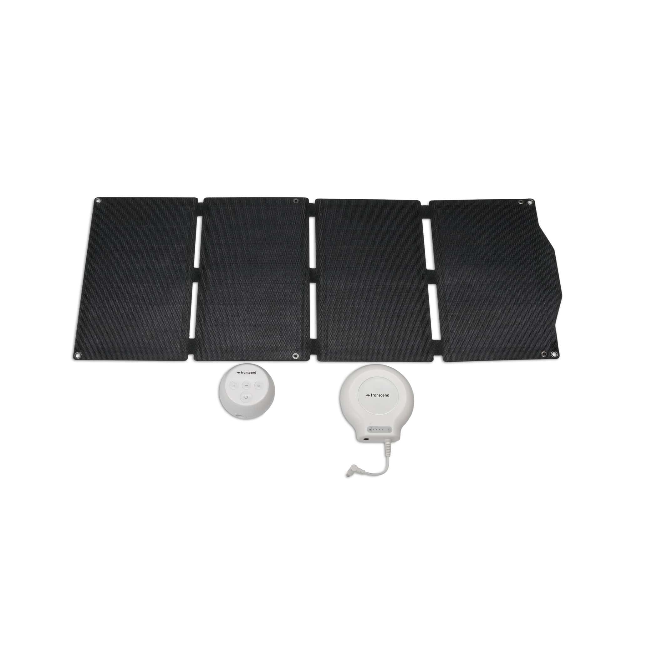Transcend Solar Panel Chager - 40W,3 Charging Ports