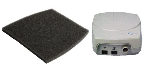 Foam Pollen Filter 2 Curves Compatible w/ Healthdyne Quest - 1/Pack