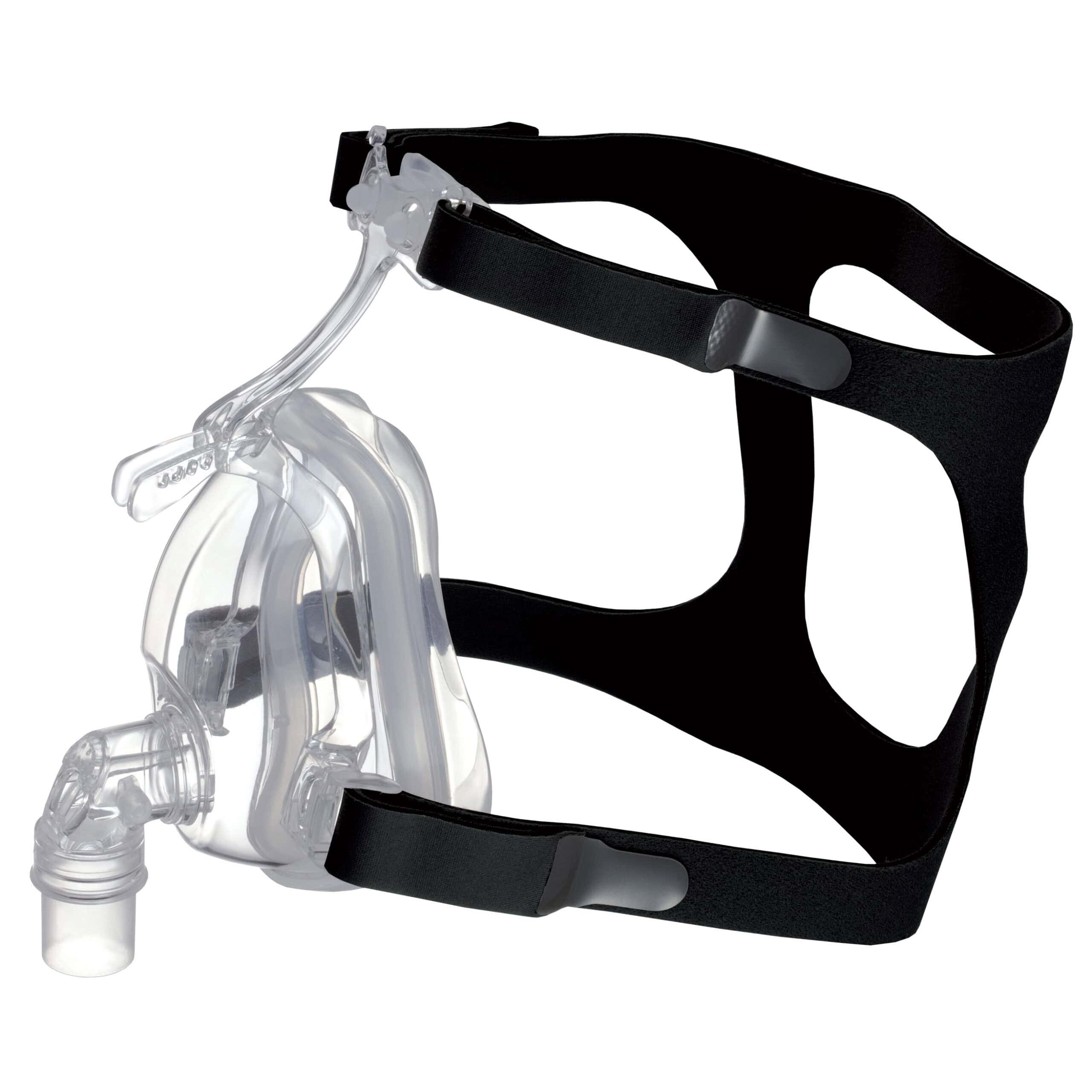 Sunset Deluxe Full Face Mask with Adjustable T-Piece, Removable Cushion, Headgear - Small