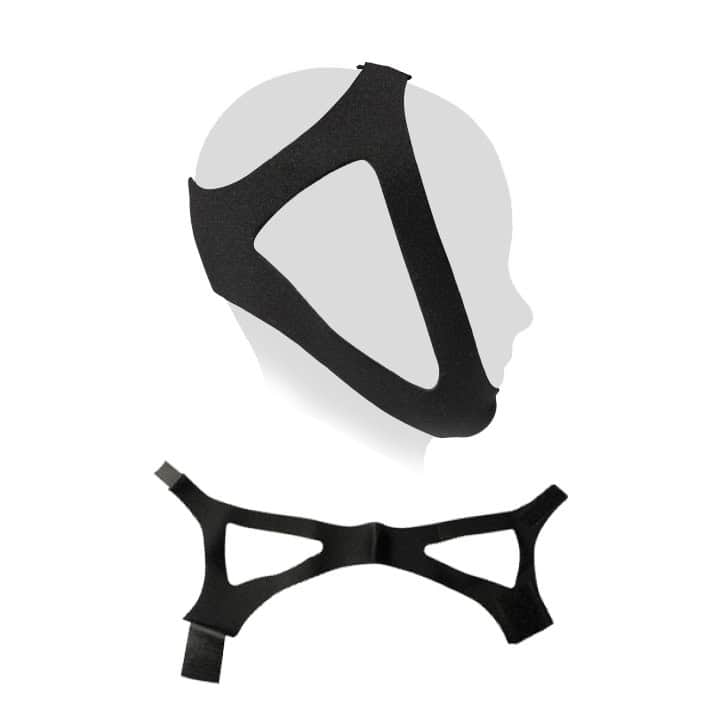 Sunset Adjustable Chin Strap - Regular Black Neoprene Size - Regular