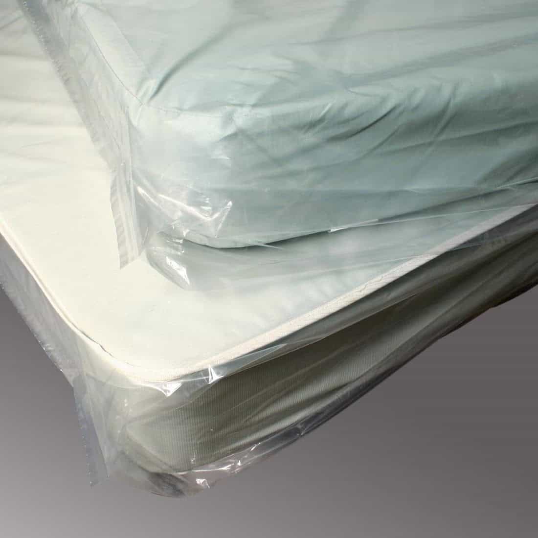 Equipment Covers, 39x9x90, Cover Mattress w/ Vents, 1.5mil, Clear - 100 Bags/Box