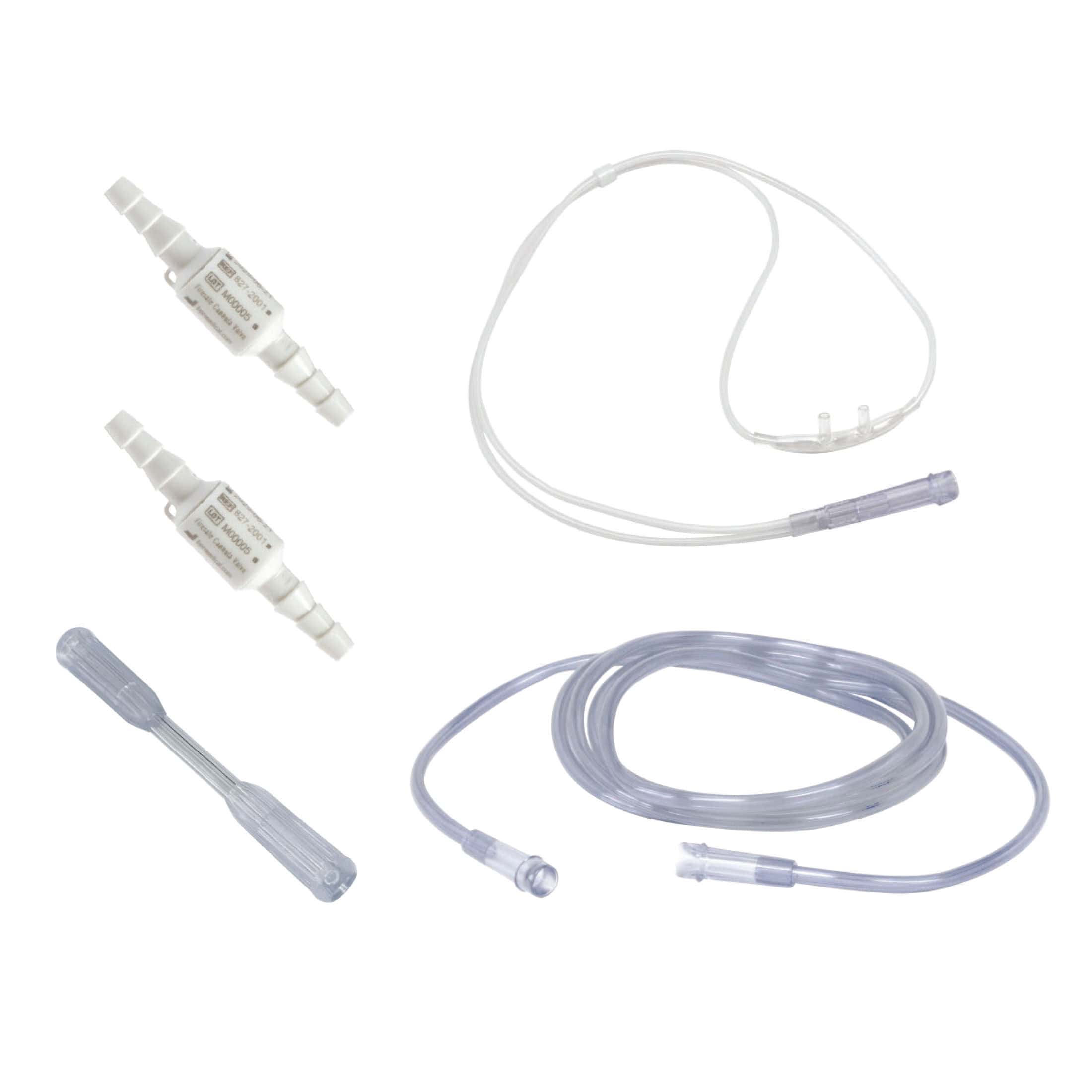 Firesafe, Cannula & Tubing Kit: Includes 2 RES010, 1 RES010TC, 1 RES1100FS, 1 RES3007