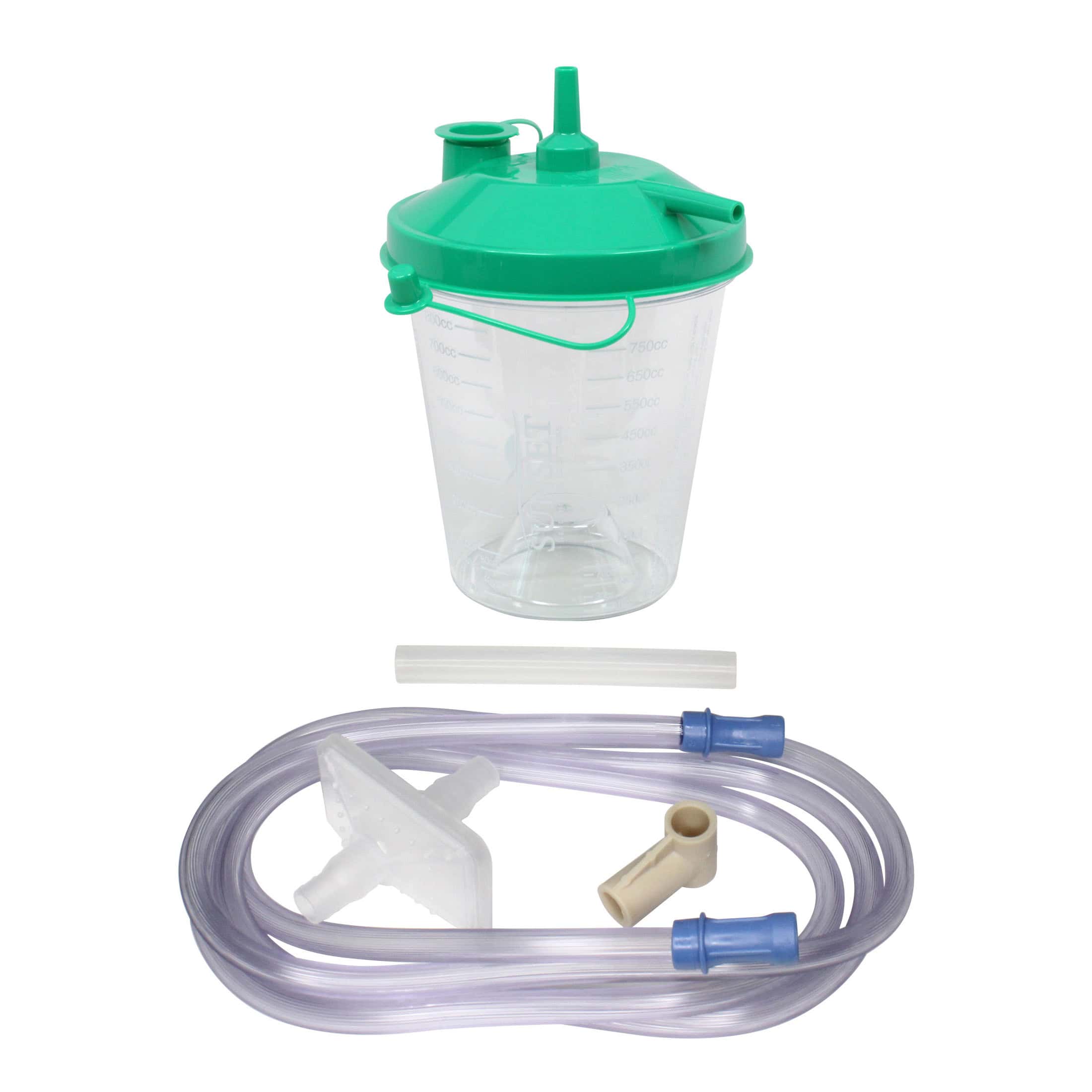 Sunset Healthcare Suction Kit: (1) RES024M, (1) BF3812, (1) RES028, (1) RES025, (1) RES023AW