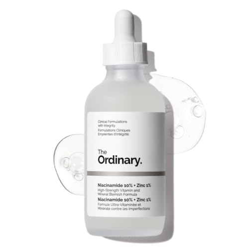 The Ordinary Niacinamide 10% + Zinc 1%, Smoothing Serum for Blemish-Prone Skin, 4.1 Fl Oz