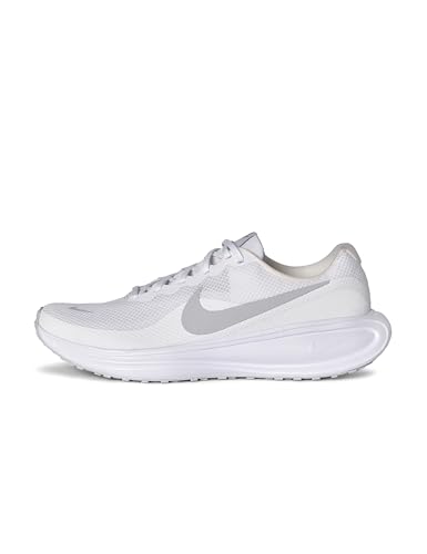 Nike Men's Revolution 8 Road Running Shoes, White/Pure Platinum, 10