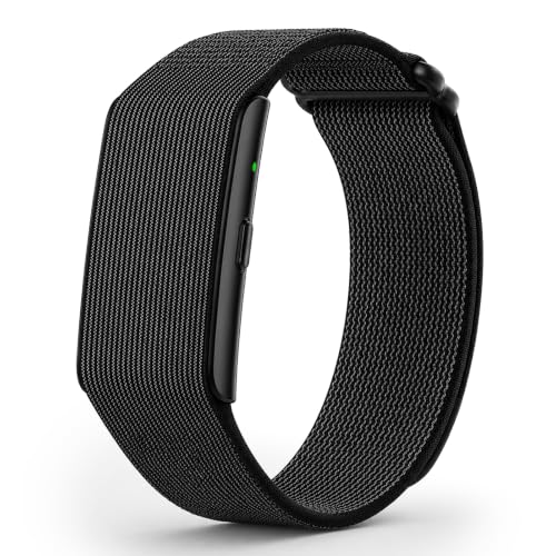 Domhong Screenless Fitness Tracker Smart Band, Sleep, HRV, Heart Rate, SpO2 | 30-Day Battery, 170+ Sports, Free QwatchPro App, No Subscription, 25g, IP68, Connected GPS, Daily Energy & Women's Health